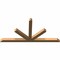 Ekena Millwork Saratoga Timber Gable Bracket, Western Red Cedar, 72"W x 36"H x 3 1/2"D x 3 1/2"F, 12/12 Pitch GBW072X36X0404SAR00SWR - alternate 3